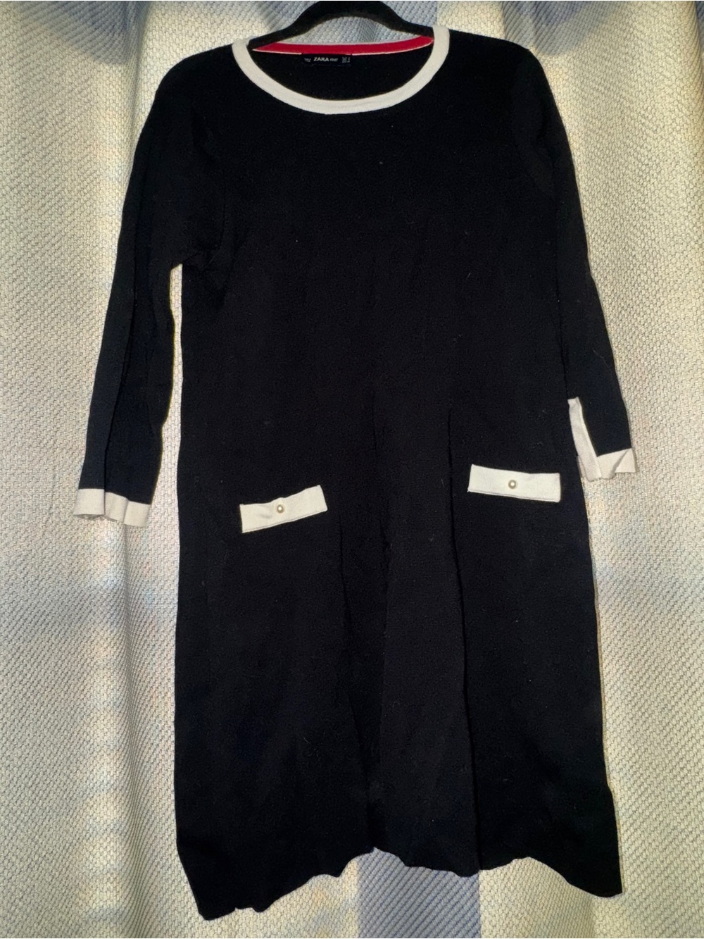 Zara Knit Black Sweater Dress